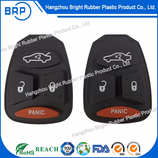 Silicone Rubber Button for Car Key Protection